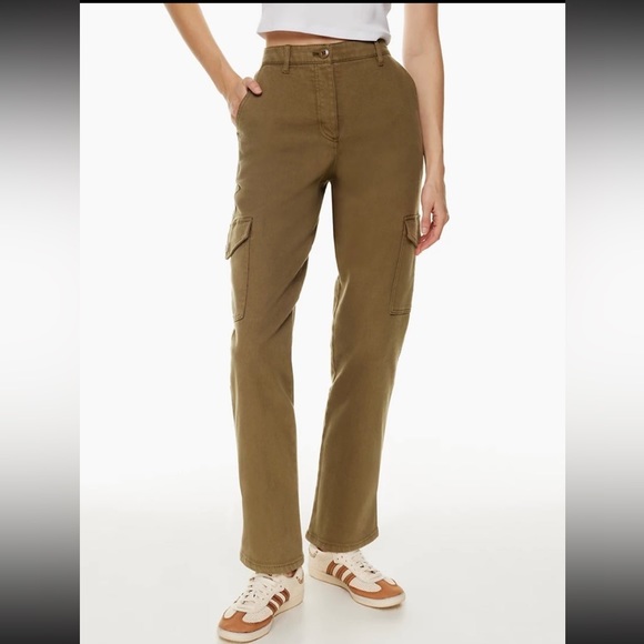 NWT - Aritzia - Wilfred Free - Modern Cargo - Shitake - Size 2 - Picture 9 of 15